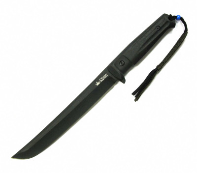 Ніж Kizlyar Supreme Sensei чорний, сталь AUS8, рукоять G10