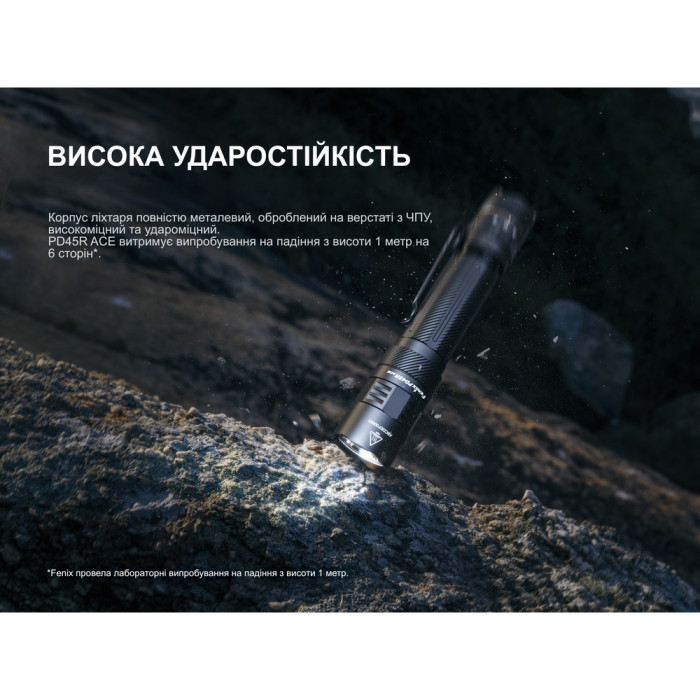 Ліхтар тактичний ручний Fenix PD45R ACE 3200лм 