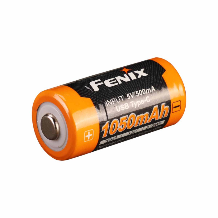 Акумулятор 16340 Fenix (1050 mAh) Type-C 