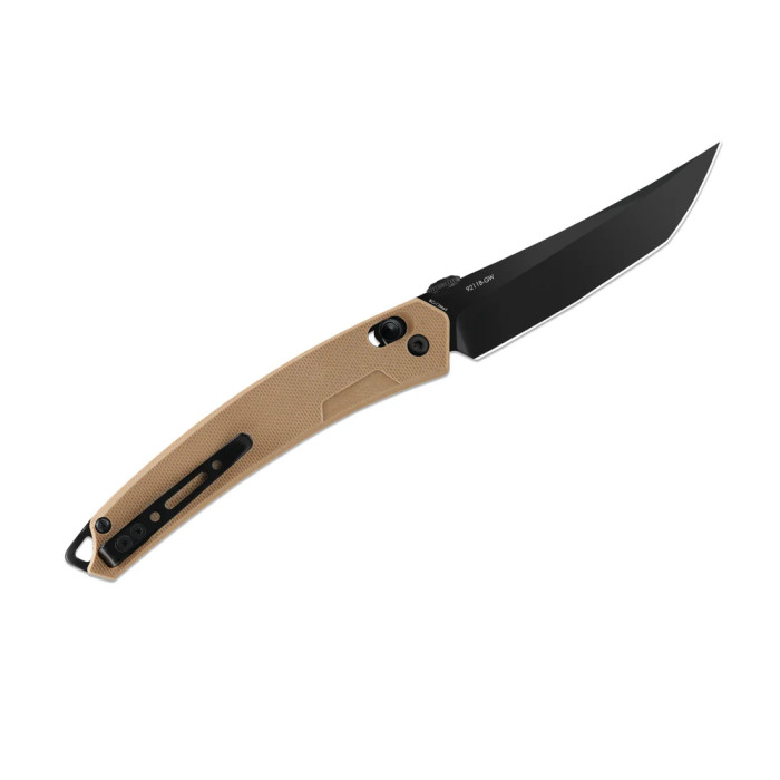 Ніж складаний туристичний SRM 9211B-GW (9.2 см) 8Cr13MoV / G10 коричневий 