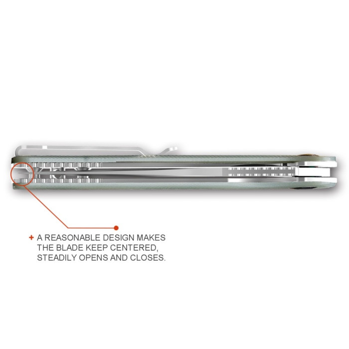 Ніж Artisan Arroyo SW, AR-RPM9 Steel, G10 ц: mint green 