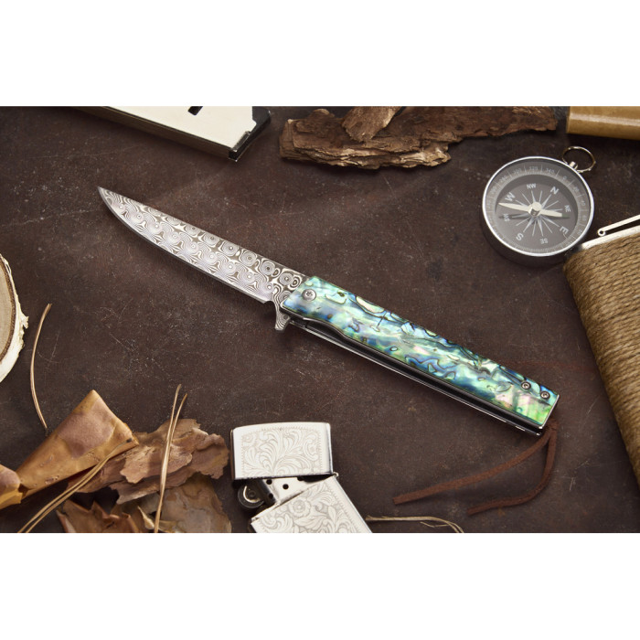 Кишеньковий ніж Grand Way DG 021 (дамаск) 