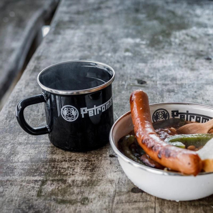 Чашка емальована Petromax Enamel Mug 300 мл Чорний 