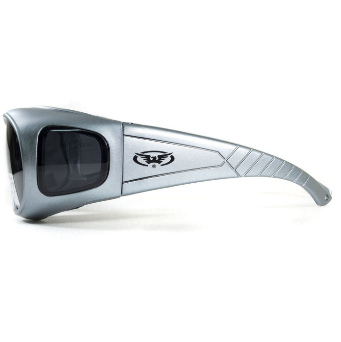 Окуляри Global Vision Outfitter Metallic (gray) чорні в сірій оправі 