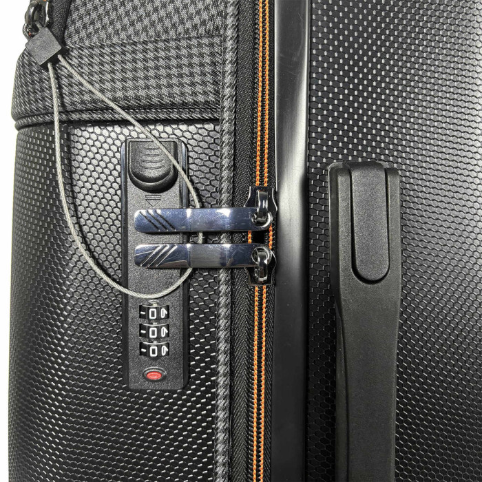 Валіза Semi Line 28" (L) Black/Orange Line (T5734-3)