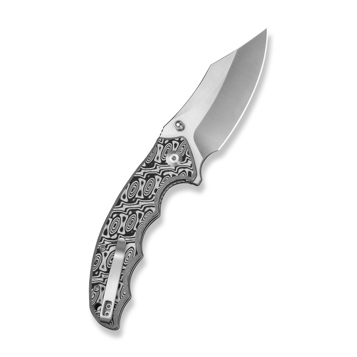 Ніж складаний туристичний Civivi Pentad (8.8 см) Nitro-V / Micarta чорний/білий