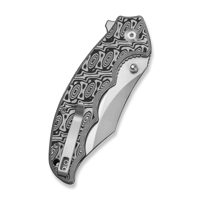 Ніж складаний туристичний Civivi Pentad (8.8 см) Nitro-V / Micarta чорний/білий