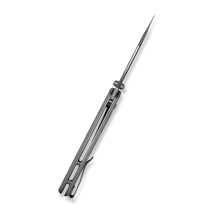 Ніж складаний туристичний Civivi Pentad (8.8 см) Nitro-V / Micarta чорний/білий