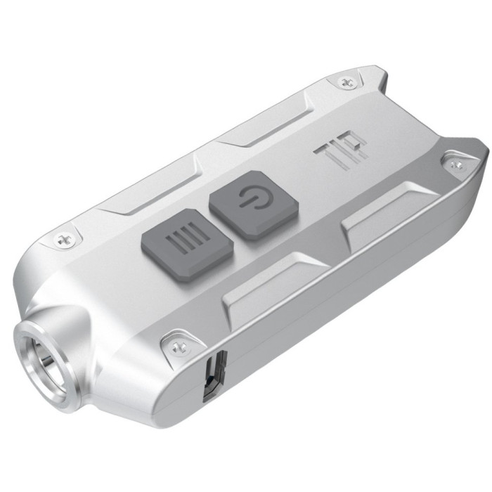 Ліхтар-брелок Nitecore TIP (сталевий), 360 люмен 