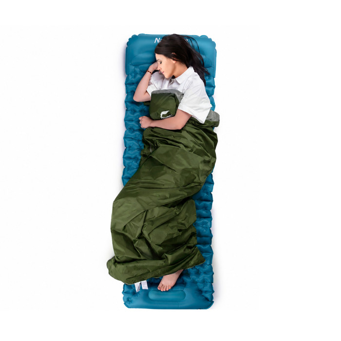 Спальний мішок ультралегкий Naturehike LW180 Mini NH21MSD04, XL, зелений