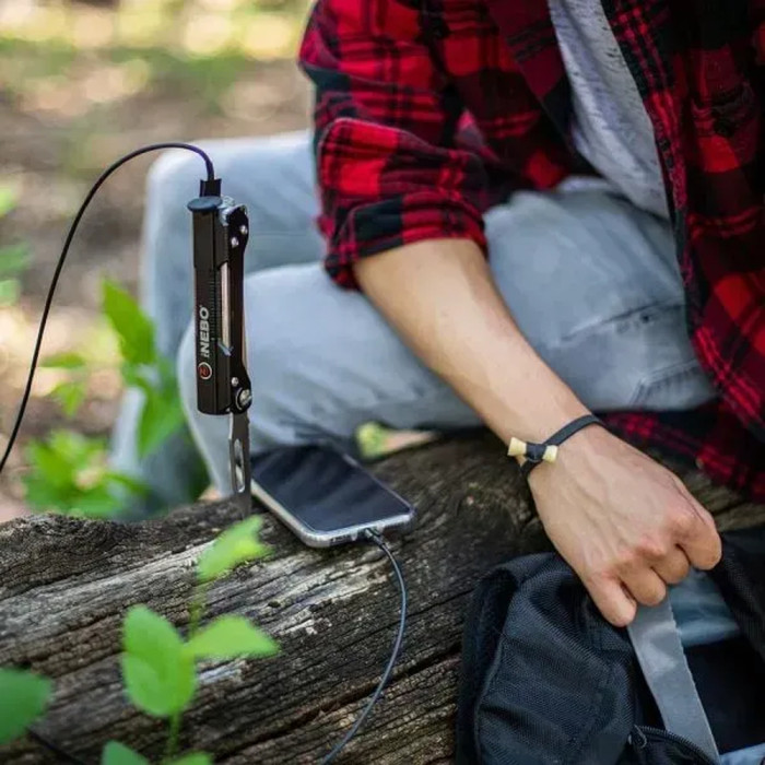 Ліхтар ручний+ніж Nebo Pal+, 400 люмен (NB NE6715) 