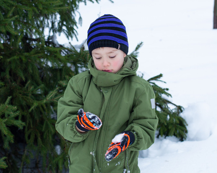 Дитяча водонепроникна шапка DexShell DH552, фіолетовий 