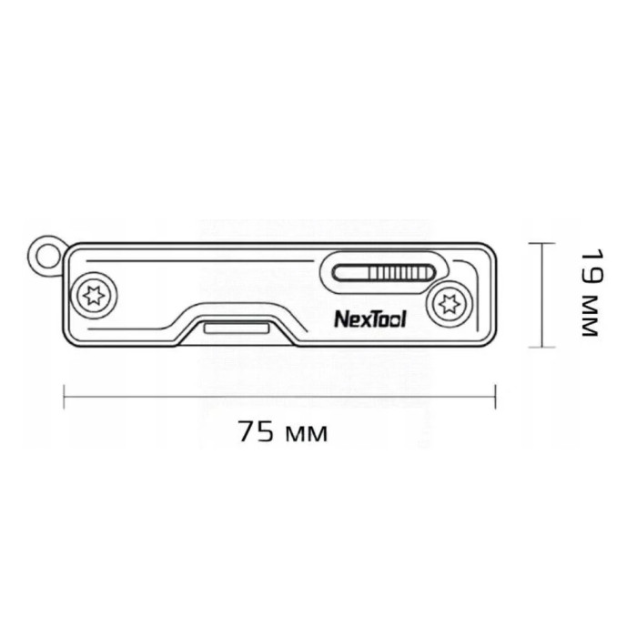 Мультитул NexTool Multi Functional Knife, синій 