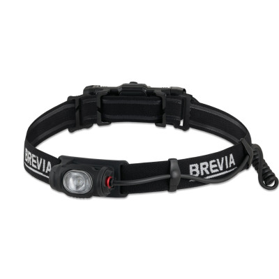 Ліхтар налобний Brevia 500Lm, 2600mAh micro-USB, IP64, заднє світло