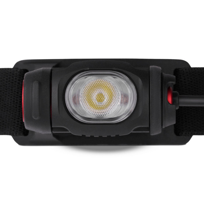 Ліхтар налобний Brevia 500Lm, 2600mAh micro-USB, IP64, заднє світло 