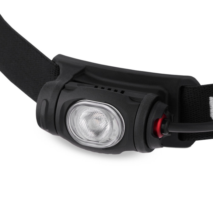 Ліхтар налобний Brevia 500Lm, 2600mAh micro-USB, IP64, заднє світло 