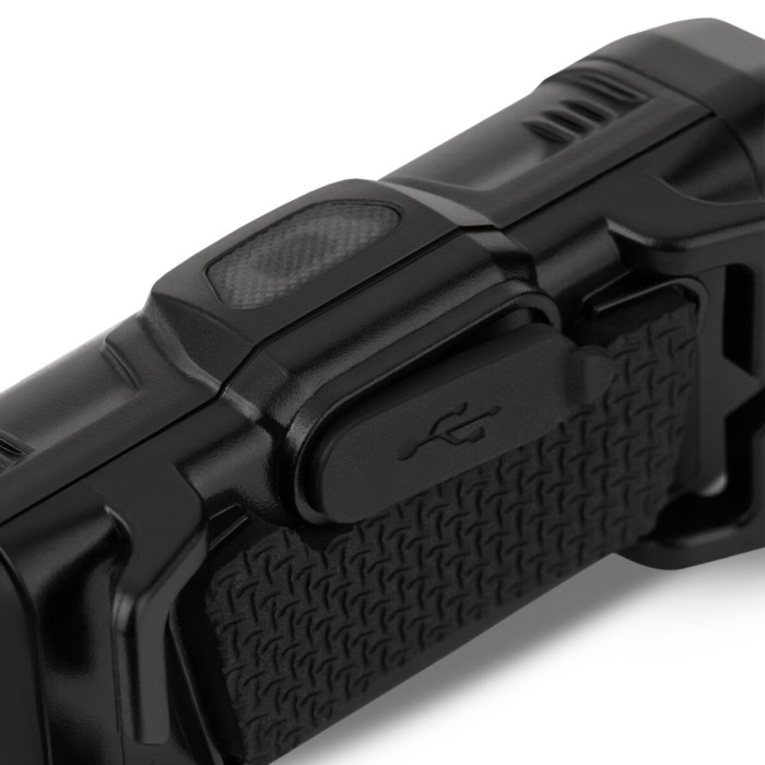 Ліхтар налобний Brevia 500Lm, 2600mAh micro-USB, IP64, заднє світло 