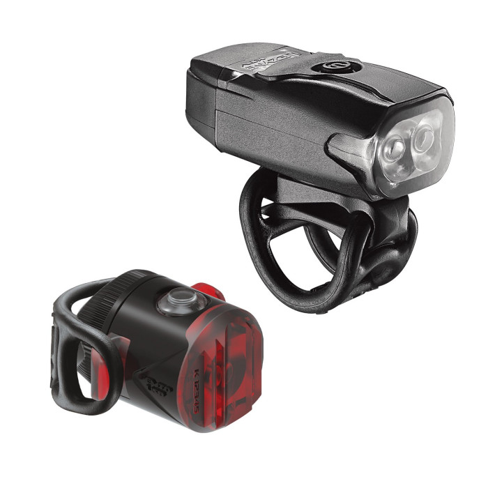 Комплект фар Lezyne LED KTV DRIVE /FEMTO USB pair 220/5 люменів Y13 чорний 