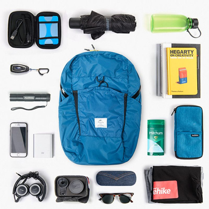 Рюкзак компактний Naturehike Ultralight 22 л (NH17A017-B), чорний 