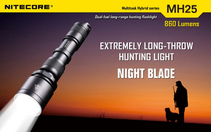 Кишеньковий ліхтар Nitecore MH25 NIGHT BLADE, 960 люмен 