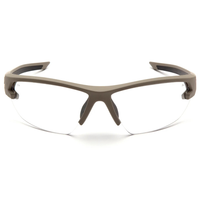 Захисні окуляри Venture Gear Tactical Semtex 2.0 Tan (clear) Anti-Fog, прозорі в пісочній оправі 