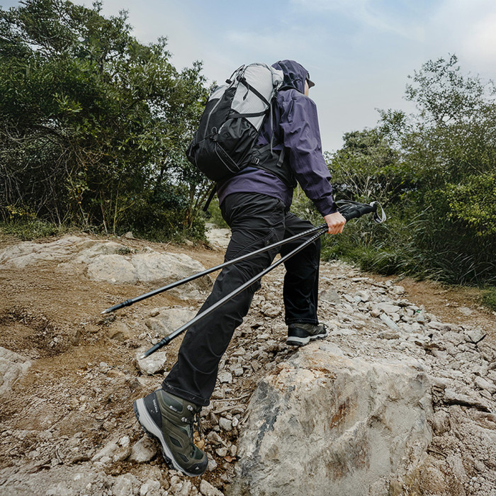 Трекінгова палиця Naturehike CNK2450DS017, 120 см, сіра 