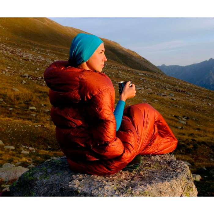 Спальник пуховий Turbat KUK 500 blue - 195 см - синій 