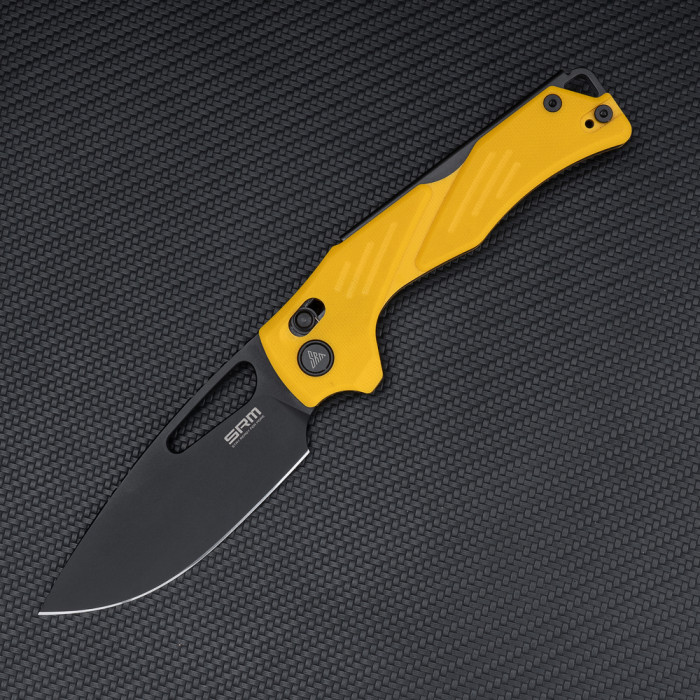 Ніж складаний SRM Mirage 239X-GY, жовтий 
