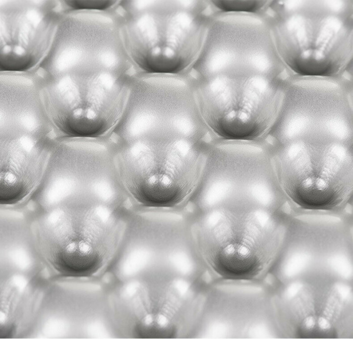 Килимок складний IXPE Naturehike NH19QD008, алюмінієва плівка, 185x56х1, 8 см, сірий 