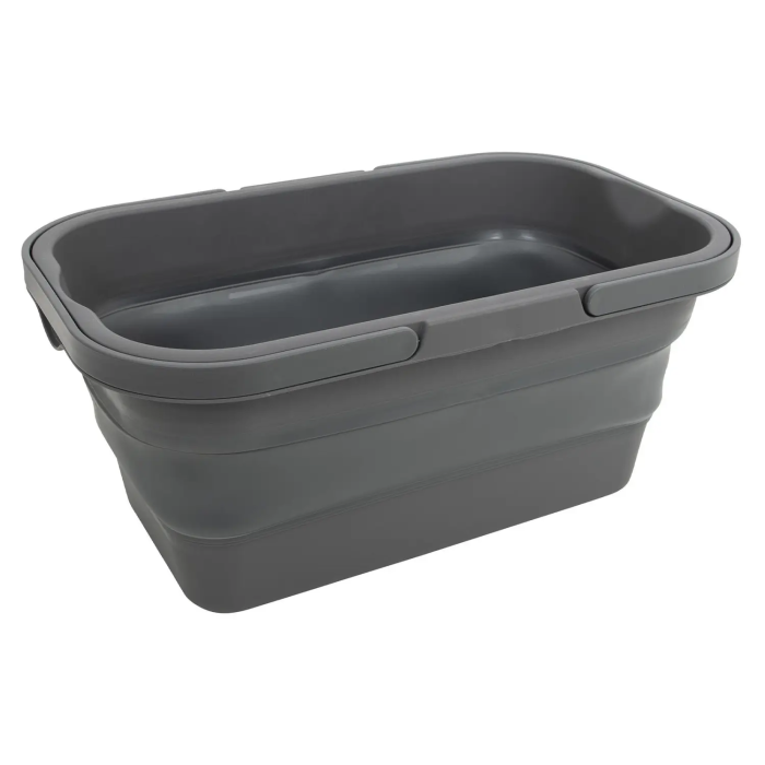 Кошик складаний Bo-Camp Foldable Box With table Top 17L Grey (6303695) 