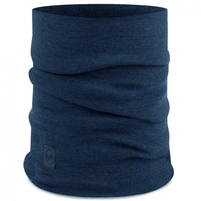 Шарф-труба Buff Merino Heavyweight Neck Warmer solid Night Blue 