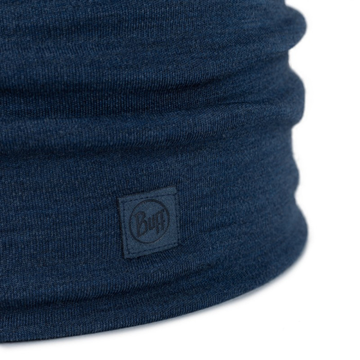 Шарф-труба Buff Merino Heavyweight Neck Warmer solid Night Blue 