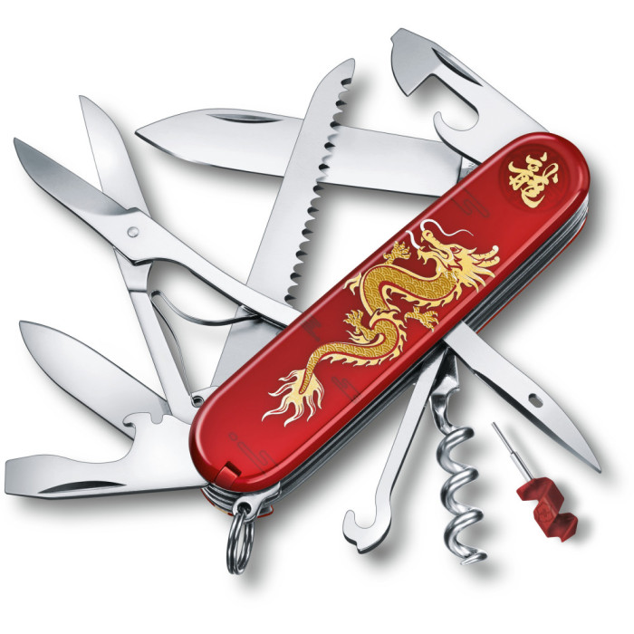 Складаний ніж Victorinox HUNTSMAN "Year of the Dragon 2024" 1.3714.E13 