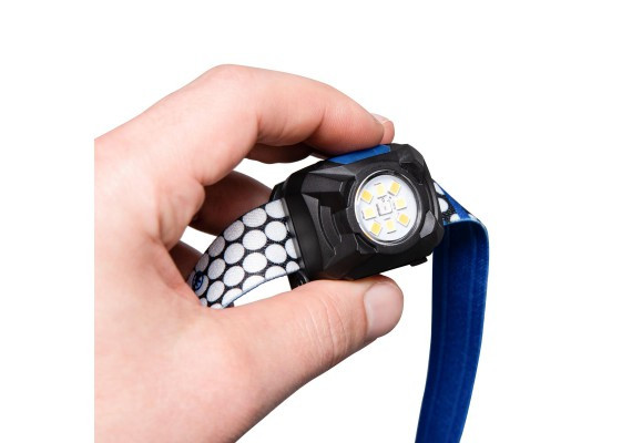 Ліхтар налобний Mactronic Rebel (400 Lm) Cool White/Warm White/Red LED USB  