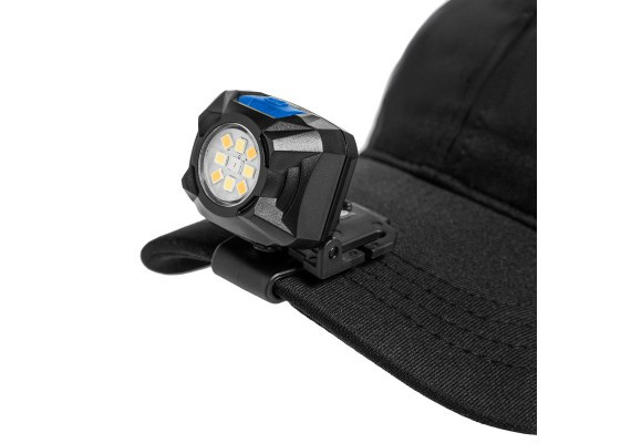 Ліхтар налобний Mactronic Rebel (400 Lm) Cool White/Warm White/Red LED USB  