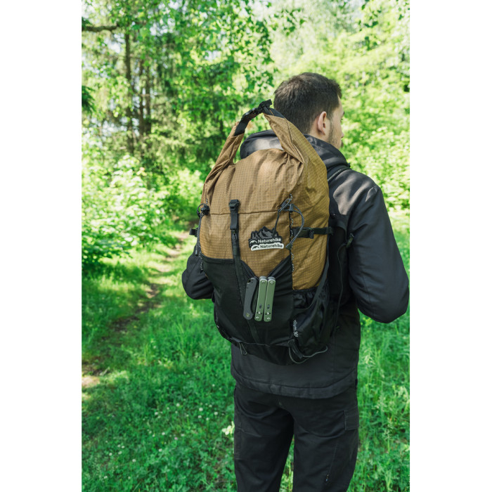 Рюкзак туристичний Naturehike Helium CNK2300016, 30+5 л, коричневий 