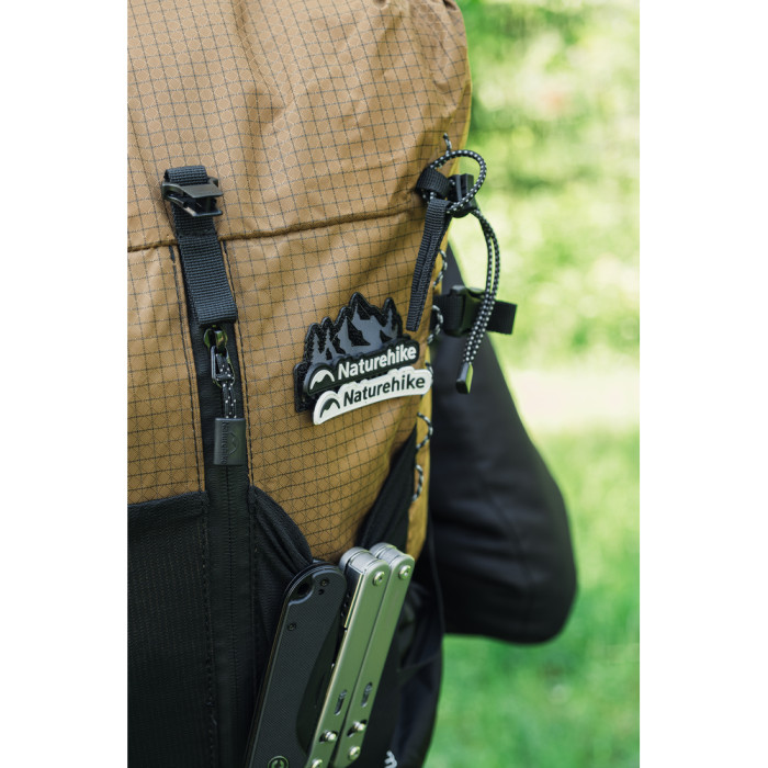 Рюкзак туристичний Naturehike Helium CNK2300016, 30+5 л, коричневий 