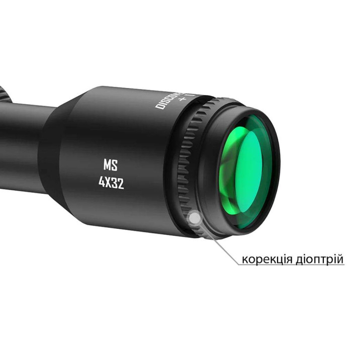 Приціл Discovery Optics MS 4X32-L 25,4mm, без підсвічування (240301) 
