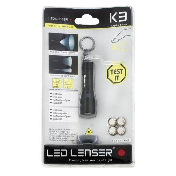 Ліхтар-брелок Led Lenser K3, 15 лм 