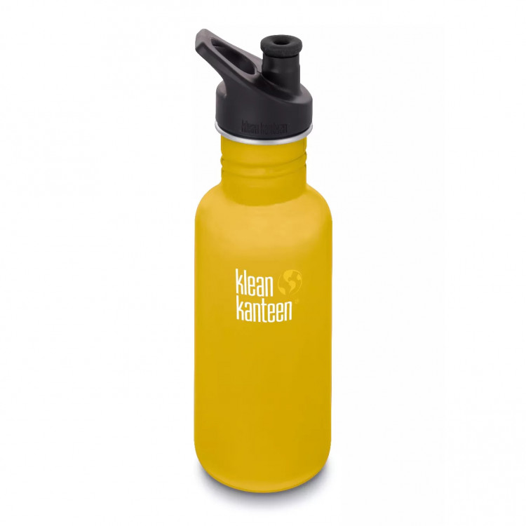 Фляга класична спортивна кепка Klean Kanteen Lemon Curry Matt 532 мл 