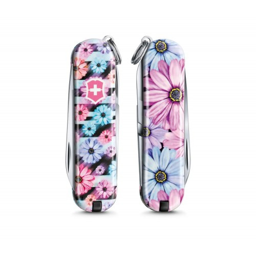 Складаний ніж-брелок Victorinox Classic Limited Edition 2021 "Dynamic Floral" (0.6223.L2107) 