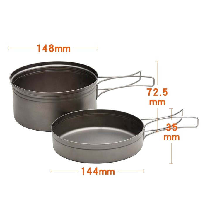 Набір посуду титановий Fire-Maple Horizon 1 