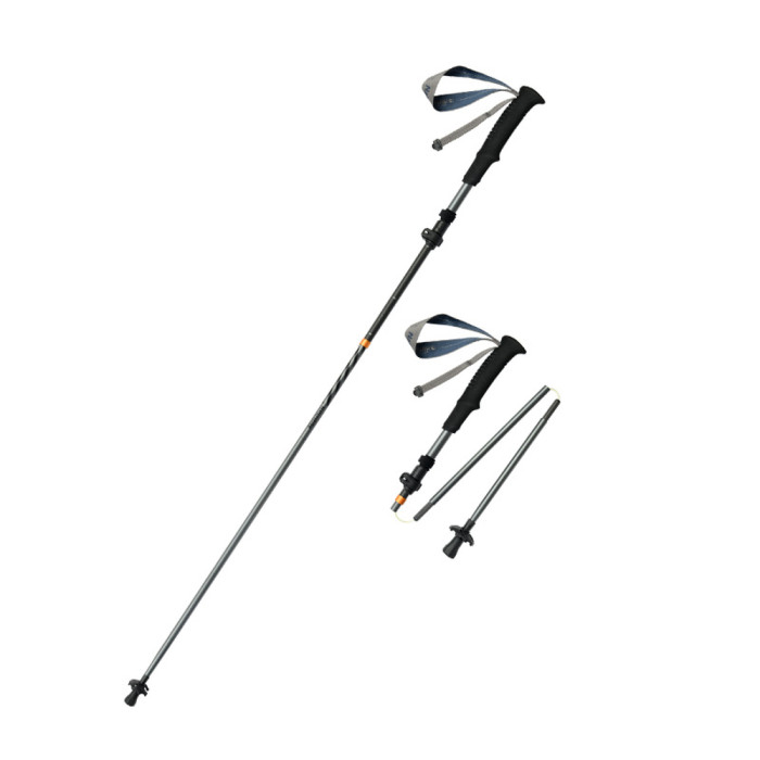 Трекінгова палиця Naturehike CNK2450DS013, 103-120 см, чорна 
