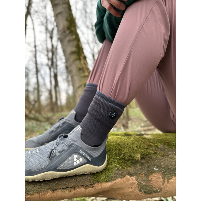 Шкарпетки водонепроникні Dexshell Running Lite 2.0 Socks, сірі, розмір XL (47-49) 