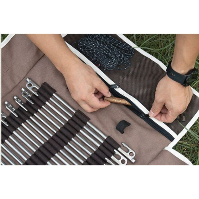 Чохол-органайзер Naturehike для кілочків (маленький) NH20PJ093, коричневий (без упаковки) 