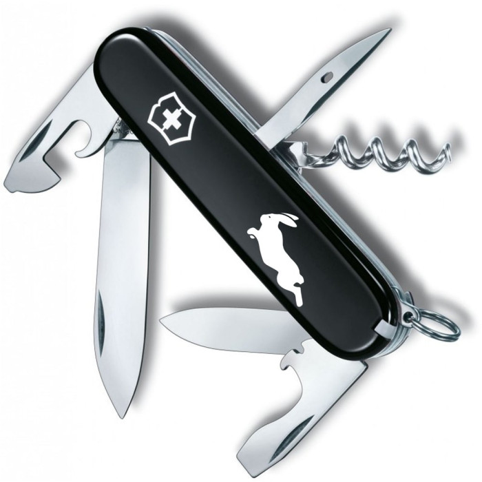 Складаний ніж Victorinox SPARTAN ZODIAC Спритний Кролик біл. 1.3603.3_Z2170u 
