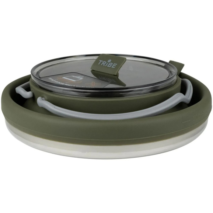 Чайник Tribe Collapsible Kettle 1,5 л силіконовий T-FF-0026, olive 