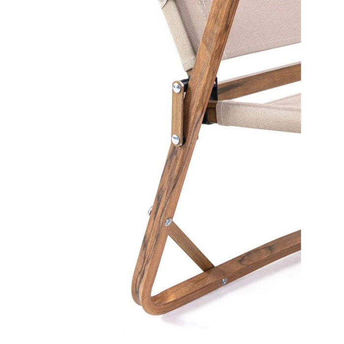 Крісло складане Naturehike MW02 NH19Y002-D, 600D Oxford / алюміній, р-р М, бежевий 