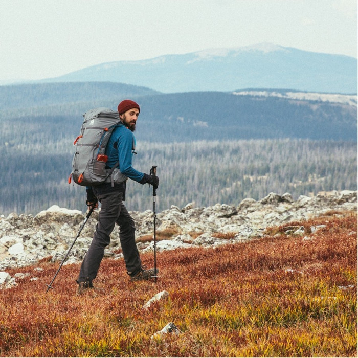 Рюкзак Sierra Designs Flex Capacitor 40-60 M-L Jet grey (belt S-M) 