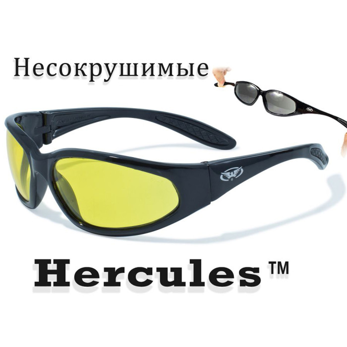 Окуляри Global Vision Hercules-1 (yellow) Жовті 